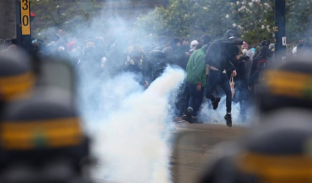 Fransa'da hükümet karşıtı gösteriler
