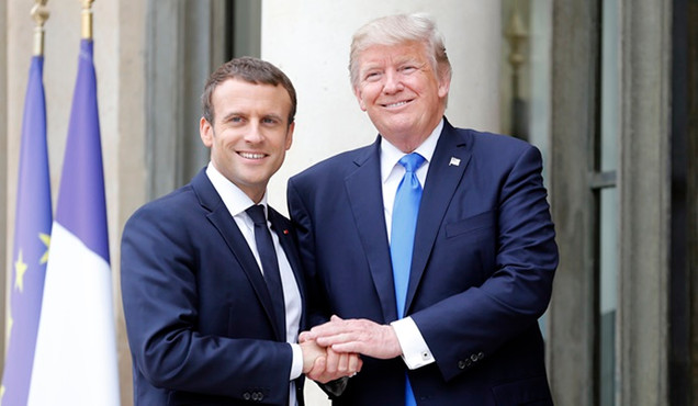Macron: ABD'nin Suriye'de kalması önemli