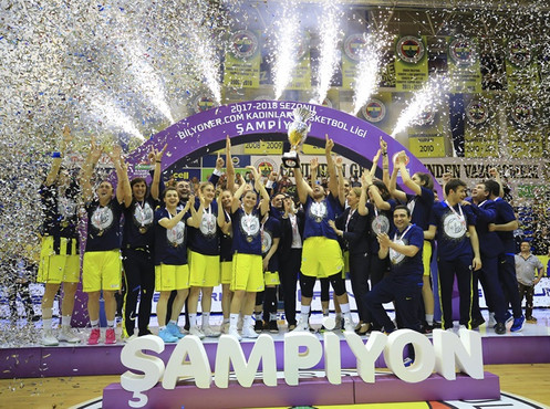 Kadınlar basketbol liginde şampiyon Fenerbahçe