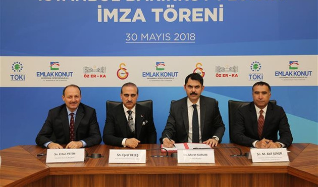 Galatasaray'ın Florya arazisi için arsa için imzalar atıldı