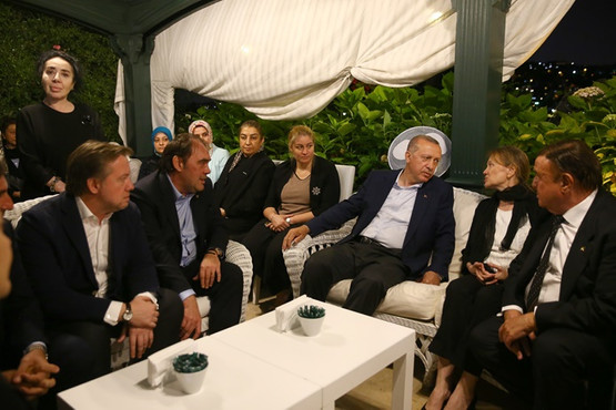 Erdoğan’dan Demirören ailesine taziye ziyareti