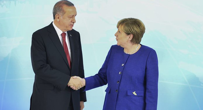 Merkel ile Erdoğan 