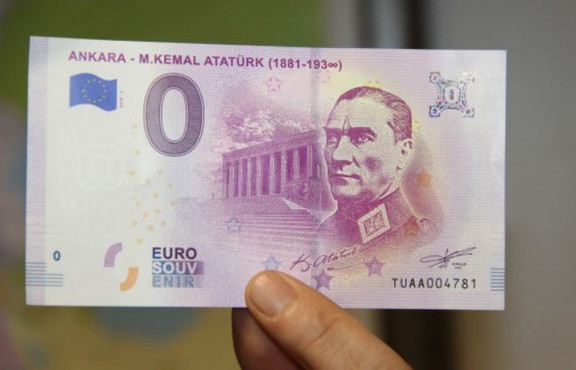 Atatürk resimli euro basıldı