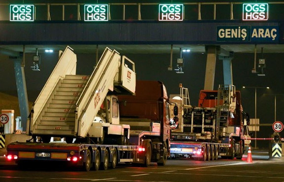 Tırlar İstanbul Havalimanı'na gelmeye başladı