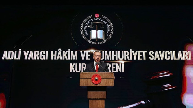 Cumhurbaşkanı Erdoğan hakim ve savcılara seslendi