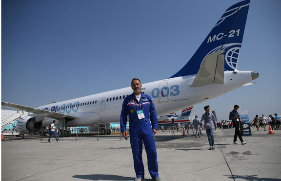Uluslararası ilk uçuşunu yapan Rus uçağı TEKNOFEST'te