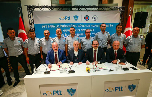 PTT PAL ile Güvenlik-İş Sendikası Toplu İş Sözleşmesi'ne imzalar atıldı