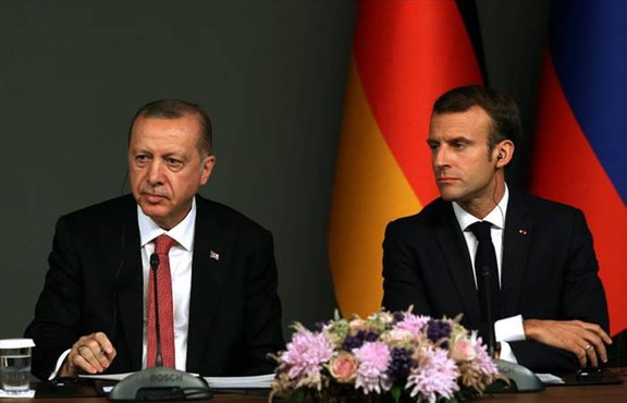 Cumhurbaşkanı Erdoğan, Fransa Cumhurbaşkanı Macron'la görüştü