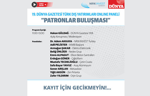 19. Dünya Gazetesi Türk Dış Yatırımları Paneli