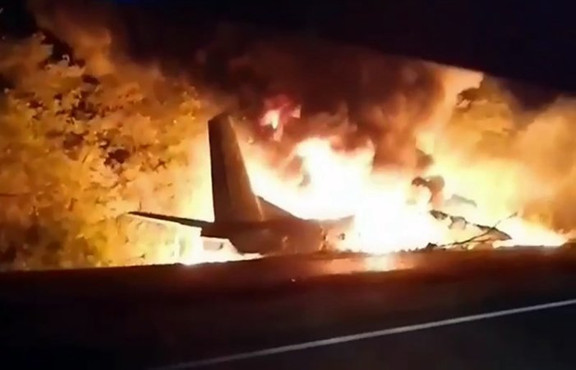 Ukrayna’da askeri uçak düştü: 22 ölü