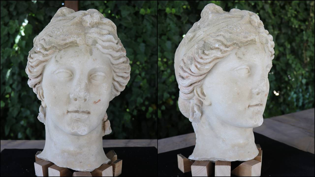 Σημαντική ανακάλυψη στην αρχαία πόλη Loadikya!  Βρέθηκε άγαλμα κεφαλή της Υγιείας, θεάς της καθαριότητας και της υγείας
