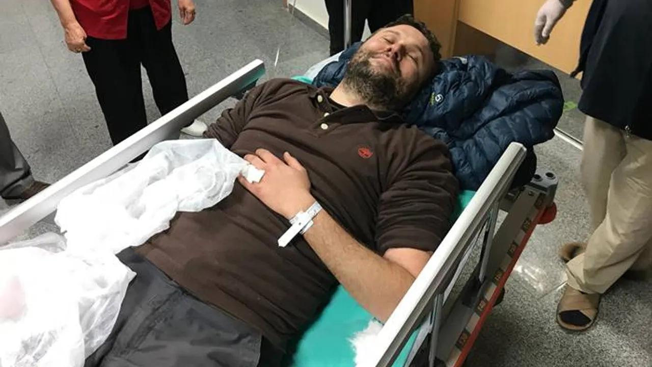 aa muhabiri afrin de yaralandi dunya