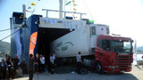 Ünye'den Rusya'ya Ro-Ro gemisiyle sebze ve meyve ihracatı