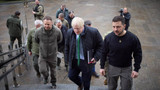 Eski İngiltere Başbakanı Johnson, Kiev'de Zelenskiy ile görüştü