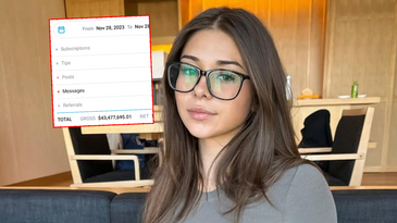 Sophie Rains OnlyFans'ten bir yılda 43 milyon dolar kazandı! Ekran görüntüsünü yayınladı