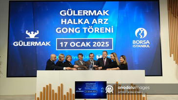 Borsa İstanbul'da gong Gülermak için çaldı