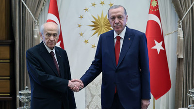 SON DAKİKA: Cumhurbaşkanı Erdoğan ile MHP lideri Bahçeli görüştü