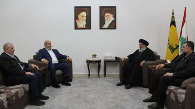 Hizbullah lideri Nasrallah ile Hamas heyeti görüştü