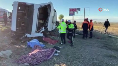 Aksaray-Ankara yolunda feci kaza: 6 ölü, çok sayıda yaralı