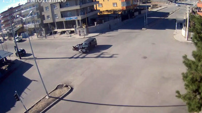Siirt'teki trafik kazaları MOBESE kameralarında