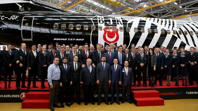 Beşiktaş'ın uçağı oldu