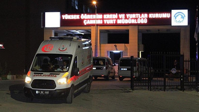 Üniversite yurdunda asansör düştü