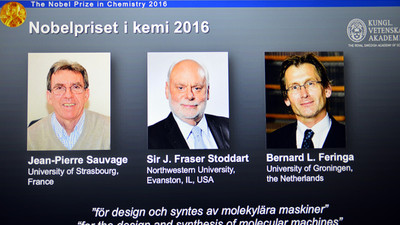 Kimya Nobel'i sahiplerini buldu