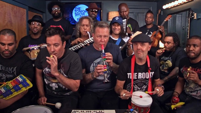 Fallon, Metallica'yı kendi şarkısıyla vurdu