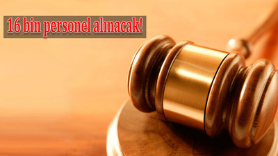 Adalet Bakanlığı'nda personel alımı