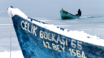 Beyşehir Gölü'nden kartpostallık görüntüler
