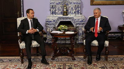 Yıldırım, Medvedev ile görüştü