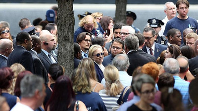 Clinton 11 Eylül törenlerinde rahatsızlandı