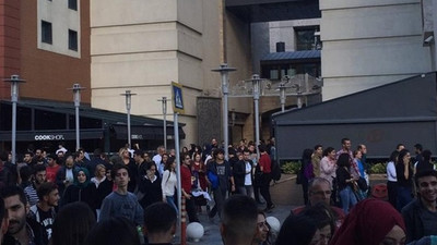 Yanlış anons AVM'de panik yarattı