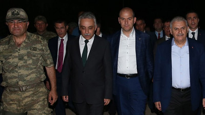 Başbakan'dan gece yarısı ziyareti
