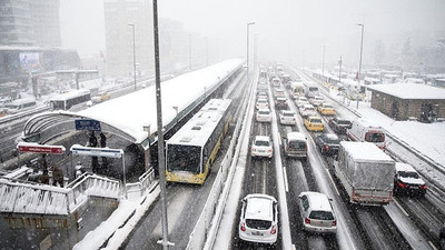 Metro ve metrobüse 'kar' düzenlemesi