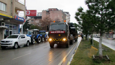 Sınıra askeri sevkiyat