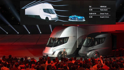 İşte Tesla'nın elektrikli TIR'ı