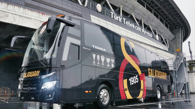 Galatasaray’ın yeni takım otobüsü