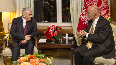 Başbakan Yıldırım Afganistan Cumhurbaşkanı ile görüştü