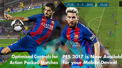 PES 2017 android ve iOS için 'kısmen' yayınlandı