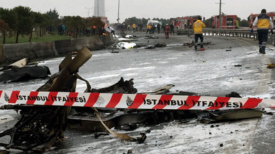 Beylikdüzü'nde helikopter düştü