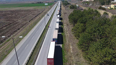 Kapıkule'de 7 kilometrelik kuyruk