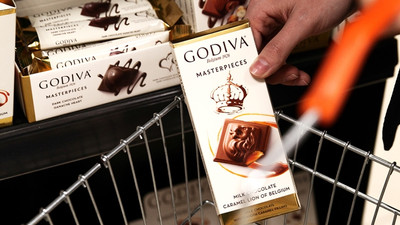Godiva raflardaki yerini aldı