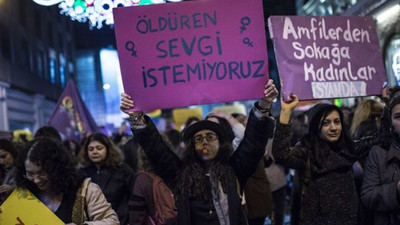 Binlerce kadın yürüdü