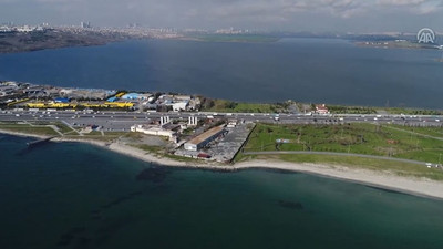 Kanal İstanbul güzergahı havadan görüntülendi