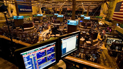 New York borsası bütçe kriziyle geriledi