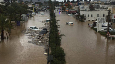 Bodrum'u sel aldı