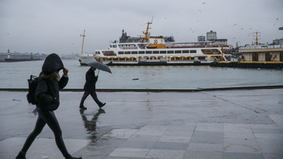 İstanbul'da hava yağışlı