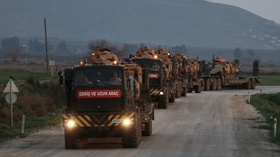 Sınıra askeri araç takviyesi