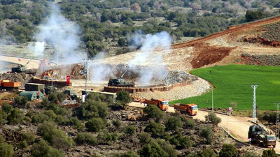 Afrin'de hedefler tanklarla vuruldu